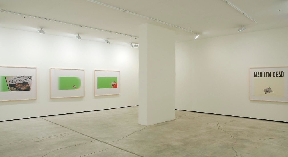  Installation view, Larry Johnson, Frame Tales, Marc Jancou, New York, May 27 - July 2, 2010