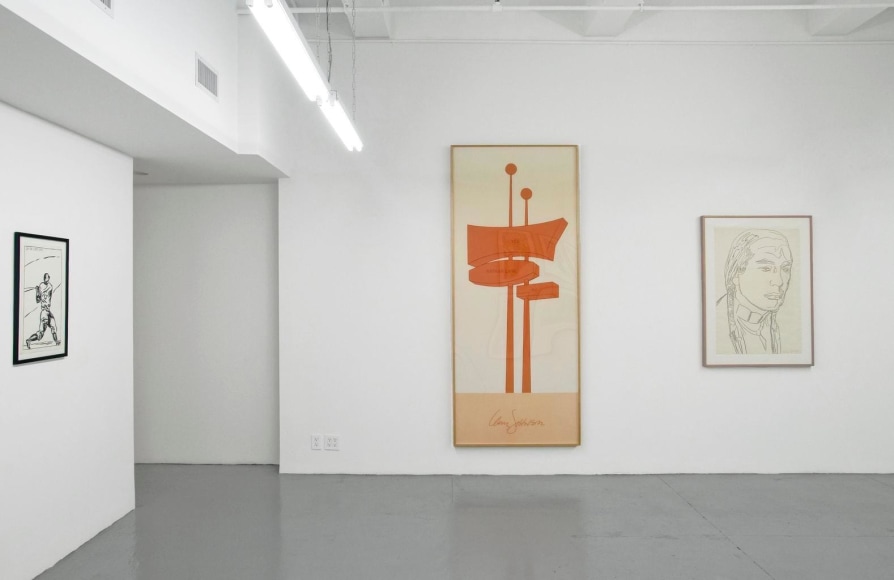 Installation view, New Pop: Illustrated Americana, Marc Jancou Contemporary, New York, February 15 - April 5, 2014