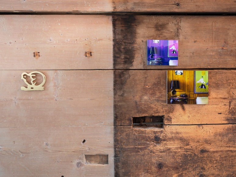 Installation view, Louise Lawler: Is Anybody Home