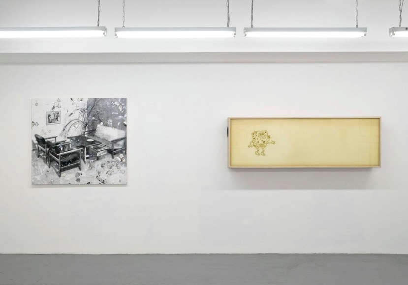Installation view, New Pop: Illustrated Americana, Marc Jancou Contemporary, New York, February 15 - April 5, 2014