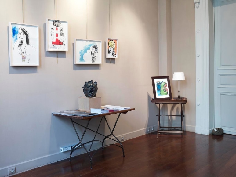  Installation view, Rive Gauche / Rive Droite, Saint Honor&eacute; Art Consulting, Paris, September 9 - September 25, 2010