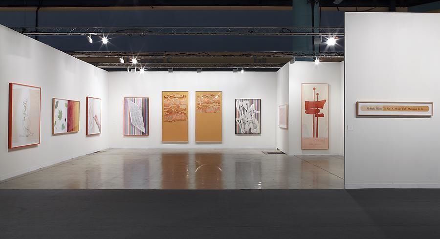 Installation view, Larry Johnson, Marc Jancou at Art Basel Miami Beach, November 30 - December 4, 2011