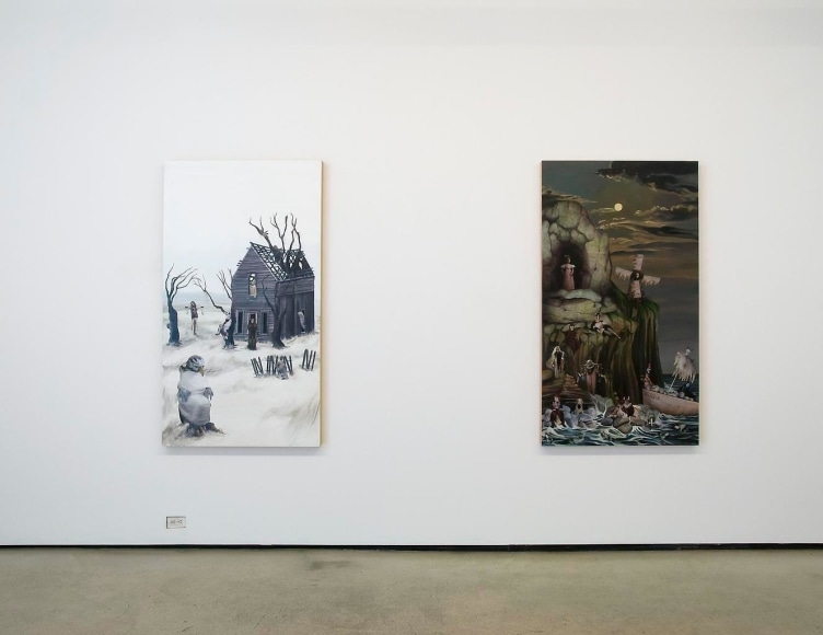  Installation view, Marnie Weber, The Night of Forevermore, Marc Jancou, New York, September 13 - November 3, 2012