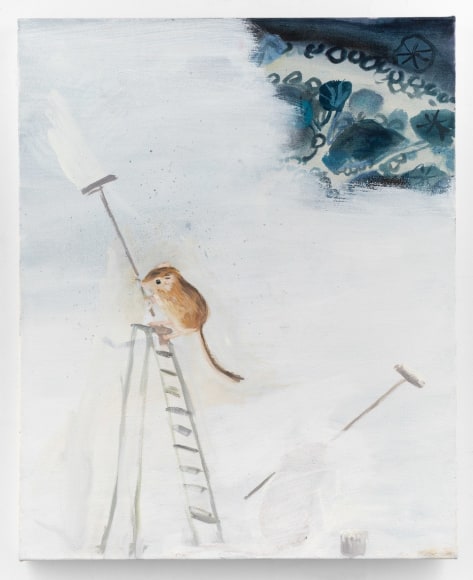 Mari Eastman Studio Assistants, 2011-2023, Flashe, glitter, acrylic, oil, on canvas