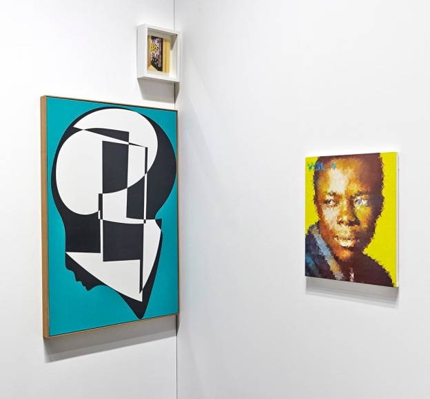 Installation view, Marc Jancou at Artgenève, January 29 - February 1, 2015