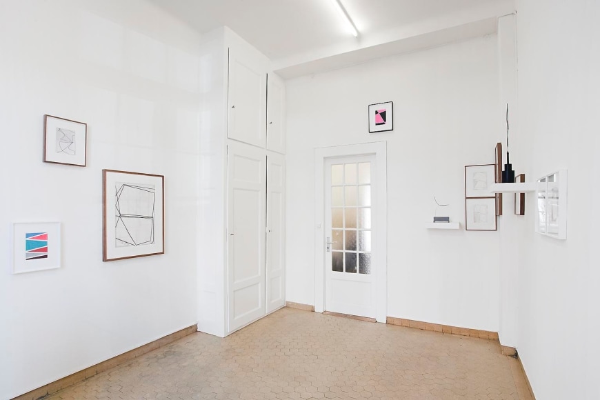 Installation view, Albrecht Schnider, Raum Falten, Marc Jancou, Geneva, March 15 - April 28, 2012