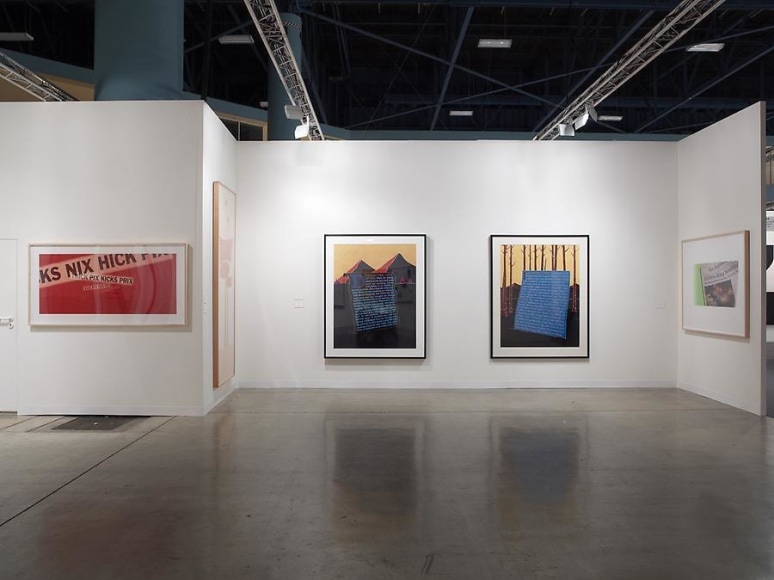  Installation view, Larry Johnson, Marc Jancou at Art Basel Miami Beach, November 30 - December 4, 2011