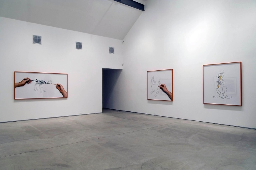 Installation view, Larry Johnson, Marc Jancou, New York, November 15, 2007 - January 19, 2008