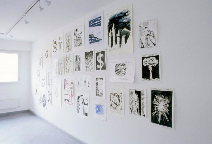  Raymond Pettibon, 	Installation View