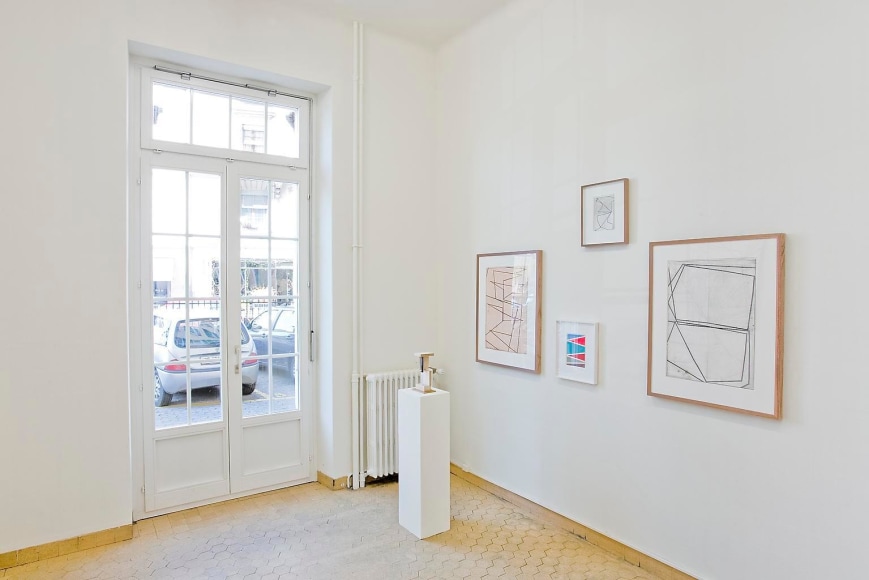  Installation view, Albrecht Schnider, Raum Falten, Marc Jancou, Geneva, March 15 - April 28, 2012