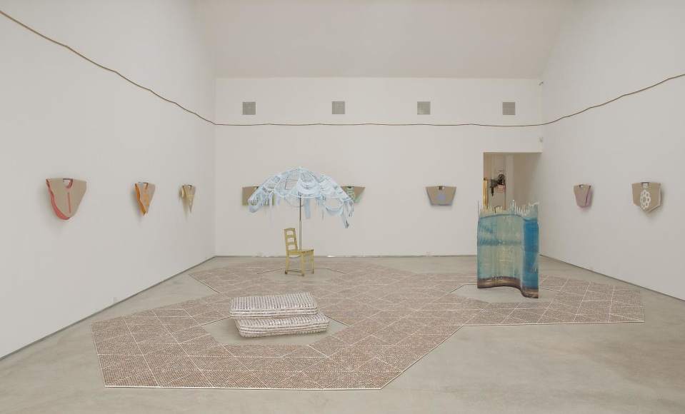 Installation view, Ry Rocklen, Good Heavens, Marc Jancou, New York, March 5 - April 11, 2009