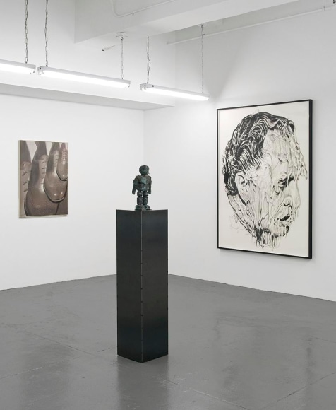  Installation view,&nbsp;Black-and-White (and a Little Bit of Blue), Marc Jancou Contemporary, New York, November 12, 2013 - February 8, 2014