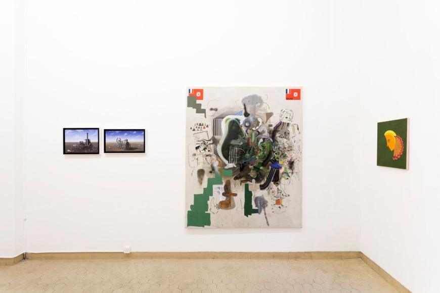 Installation view, Winter Show/Exposition d'Hiver, Marc Jancou Contemporary, Geneva, December 18, 2013 - March 8, 2014