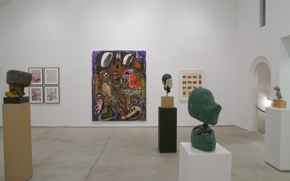 Installation view, Heroes and Villians, Marc Jancou, New York, October 30 - Decmeber 18, 2008