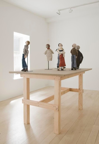  Installation view, Michael Cline, Fifth Column, Marc Jancou, New York, September 10 - October 30, 2009