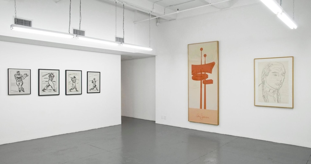 Installation view, New Pop: Illustrated Americana, Marc Jancou Contemporary, New York, February 15 - April 5, 2014