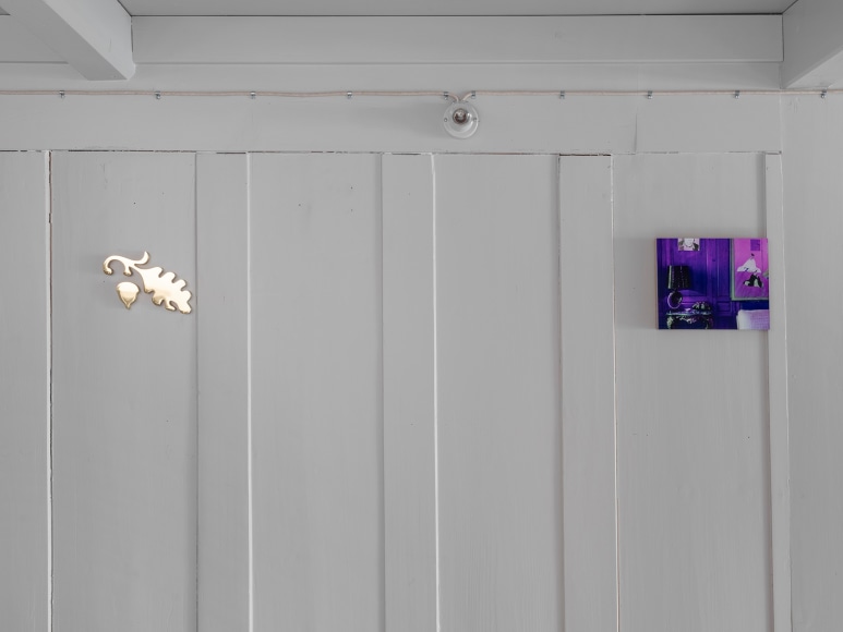 Installation view, Louise Lawler: Is Anybody Home