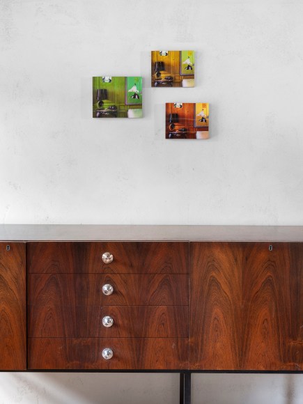 Installation view, Louise Lawler: Is Anybody Home