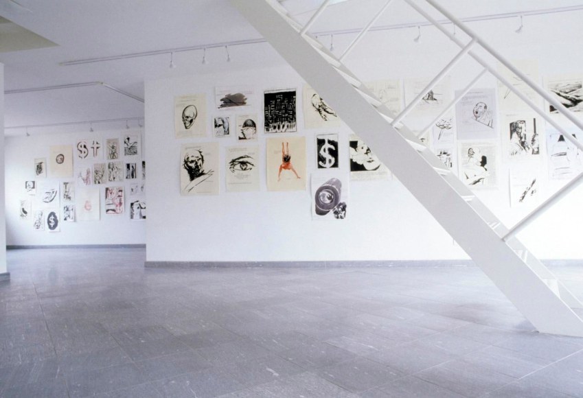  Raymond Pettibon, 	Installation View