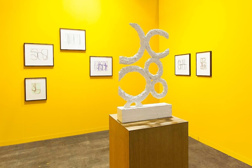 Installation view, Albrecht Schnider at Artgenève, January 30 - February 2, 2014