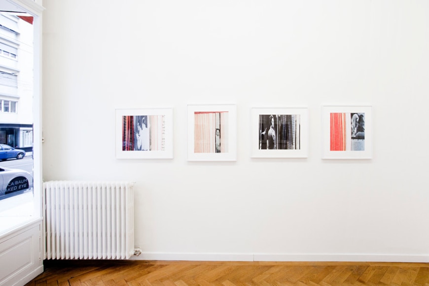 Installation view, Erica Baum, Naked Eye, Marc Jancou, Geneva, November 3 - January 12, 2012
