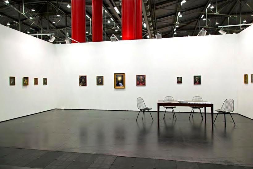  Installation view, Marc Jancou at Viennafair, September 20 - 23, 2013, 	Ross Chisholm:&nbsp;New Work