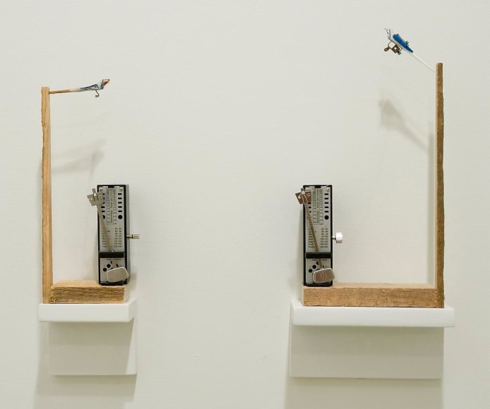 Installation view, Meredith James, Espalier, Marc Jancou, New York, April 17 - May 22, 2010