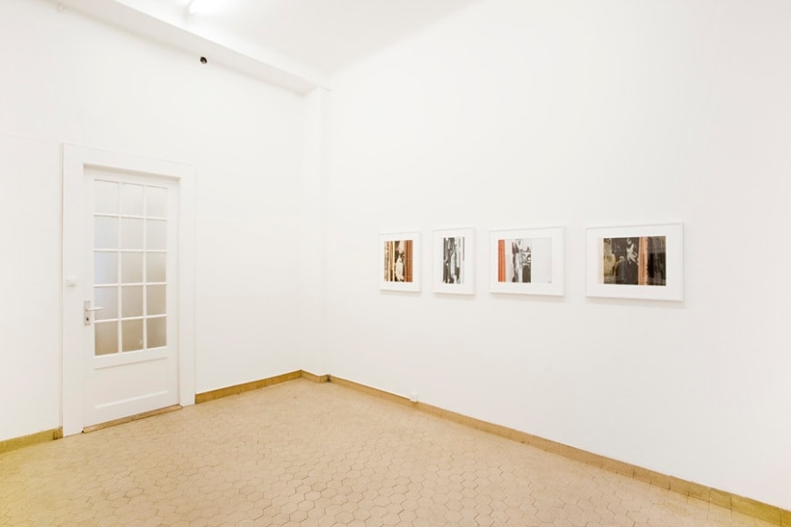 Installation view, Erica Baum, Naked Eye, Marc Jancou, Geneva, November 3 - January 12, 2012