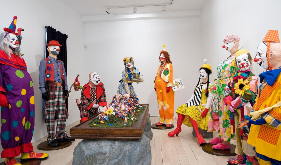  Installation view, Marnie Weber, The Bondage of Decay, Marc Jancou, New York, April 23 - June 6, 2009