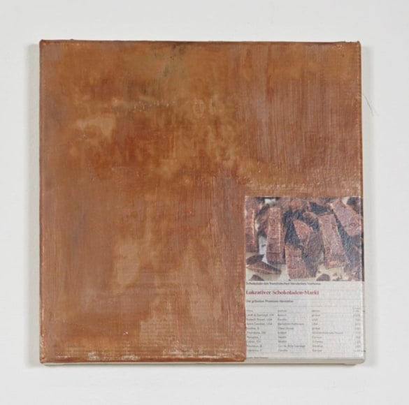  Ian An&uuml;ll, 	Untitled (Series Felt and Chocolate World), 2013