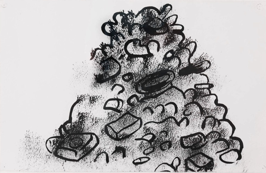 Mike Kelley Garbage Drawing #1, 1988