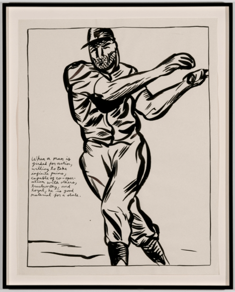 Raymond Pettibon, 	No Title (When a Man)