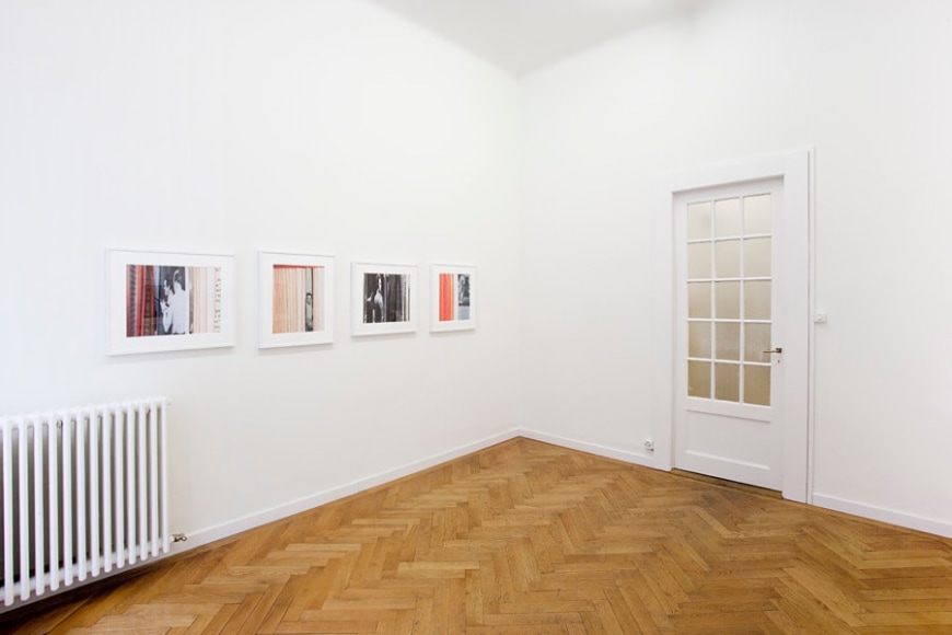 Installation view, Erica Baum, Naked Eye, Marc Jancou, Geneva, November 3 - January 12, 2012