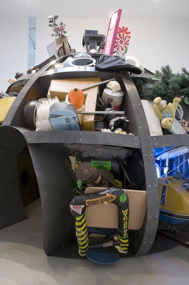 Installation view, Justin Lieberman, The Corrector's Custom Pre-Fab House, Marc Jancou, New York, January 15 - February 21, 2009