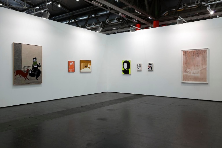 Installation view, Marc Jancou at Viennafair, October 10 - 13, 2013
