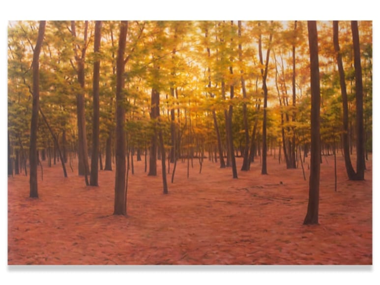 April Gornik, Light in the Woods, 2011