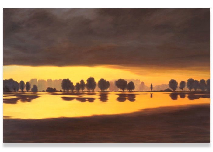 April Gornik, River Crossing, 1985