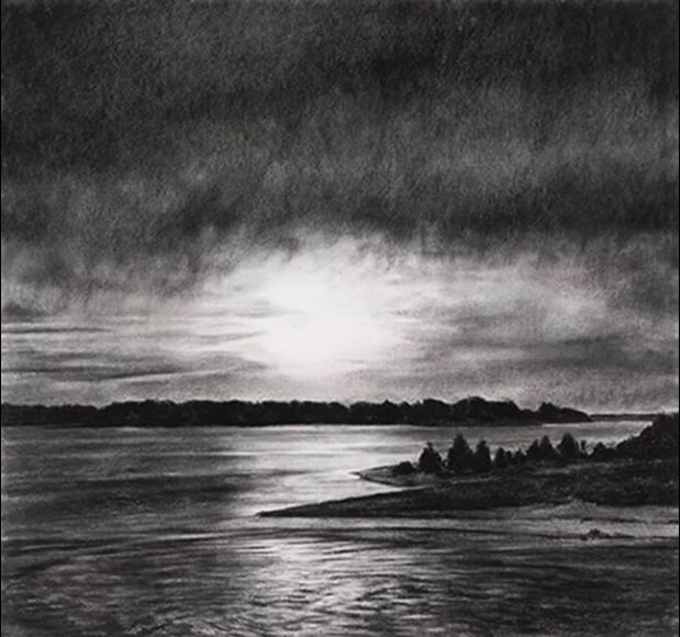 April Gornik, Light Path, 2016