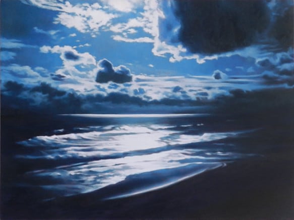 April Gornik, Moonlight at the Shore, 2011