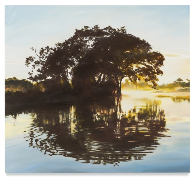 Bending Light, 2019, Oil on linen, 28 1/4 x 31 inches, 71.8 x 78.7 cm, &nbsp;