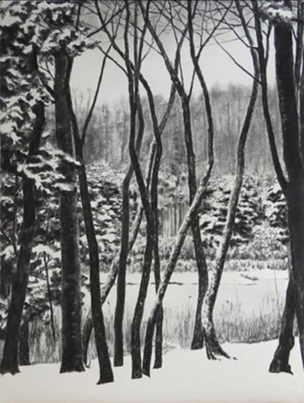 April Gornik, Snow Stillness, 2014