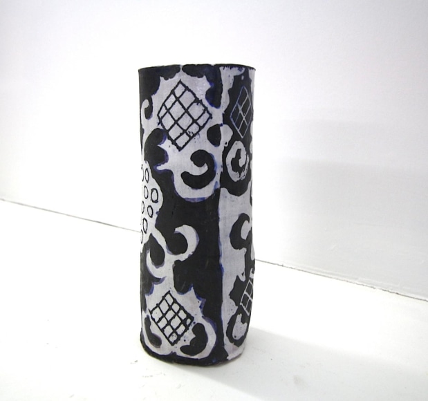 ELISABETH KLEY GRAPE CHECKERBOARD CYLINDER, 2016
