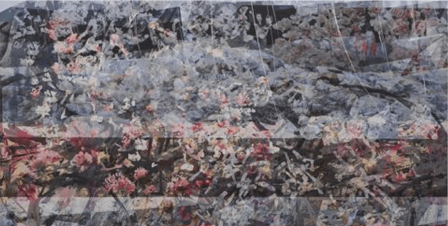 BRINTZ GALLERY_PETRA CORTRIGHT_DEESIDE COLLEGE OPAC_Nutta Butta, 2018_48x94_Unique Art