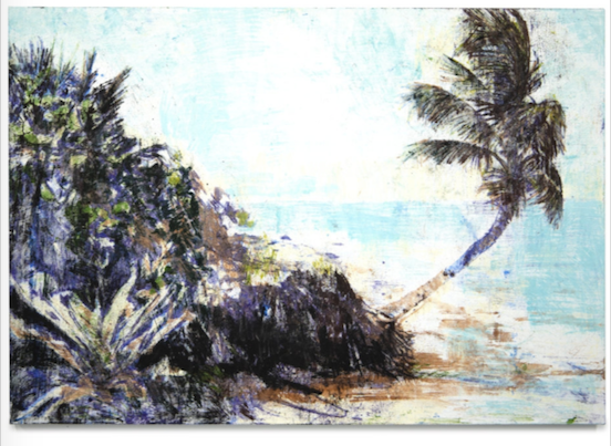 BRINTZ GALLERY ENOC PEREZ Piñones Puerto Rico 2019 42 by 60 inches Unique Art