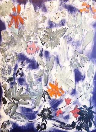 Ross Bleckner Untitled, 2010 Oil on paper, mounted on aluminum