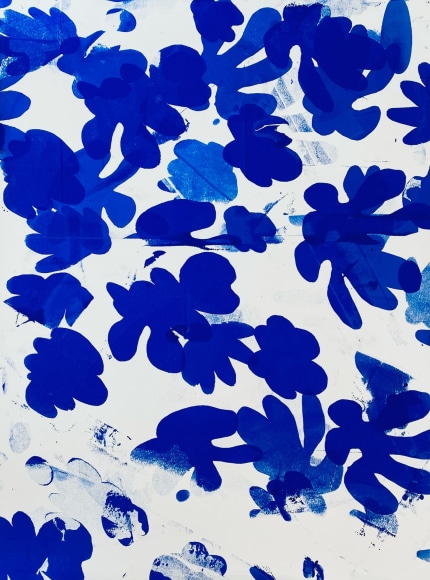 BRINTZ GALLERY, COREY MASON, Blue 200807, 2021, 30 x 22 inches, 76.2 x 55.9 centimeter, Unique Art