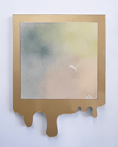 BRINTZ GALLERY, WENDY WHITE, Puma vs Adidas, 2014, 29 x 21.5 inches, 73.7 x 54.6 x 2.5 centimeters, Unique Art