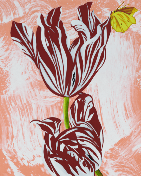 BRINTZ GALLERY, JOHN NEWSOM, Forever and a Day, 2019, Oil on canvas, 30 by 24 inches, Flora, 'Meadow Paintings' Series, Unique Art
