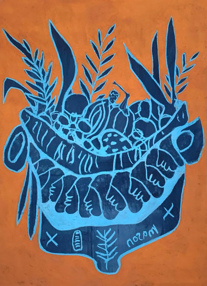 BRINTZ GALLERY_COREY MASON_Vessel 7201123_2020_51x40_Unique Art