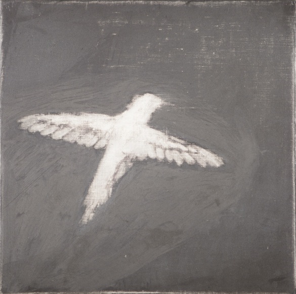 BRINTZ GALLERY, ROSS BLECKNER, Untitled, 2015, Oil on linen, 18 by 18 inches, Flora, Unique Art